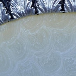 Innfelt Lysmønster Glassharpiks Sølvutskjæring Europeisk Klassisk