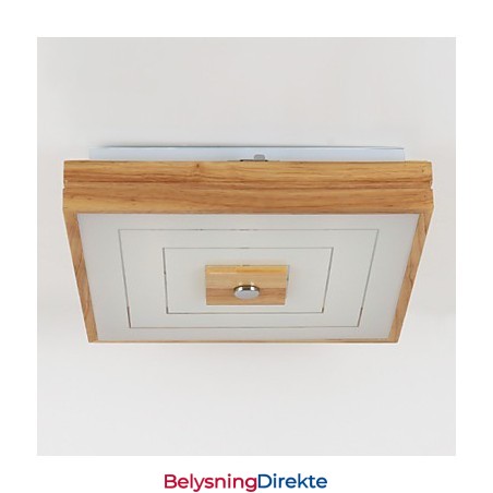 Moderne Samtids Mini-Stil Maleri Tre Bambus Innfelt Montering