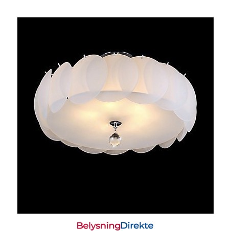 Moderne Anhengslampe Med 5 Lys I Glass, Familie