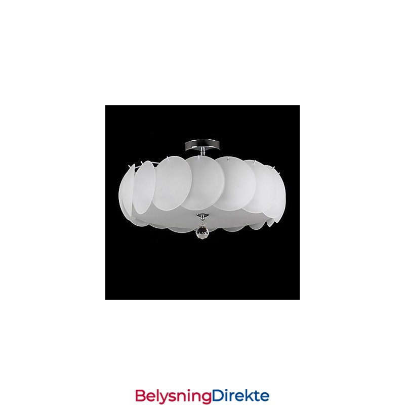 Moderne Anhengslampe Med 5 Lys I Glass, Familie