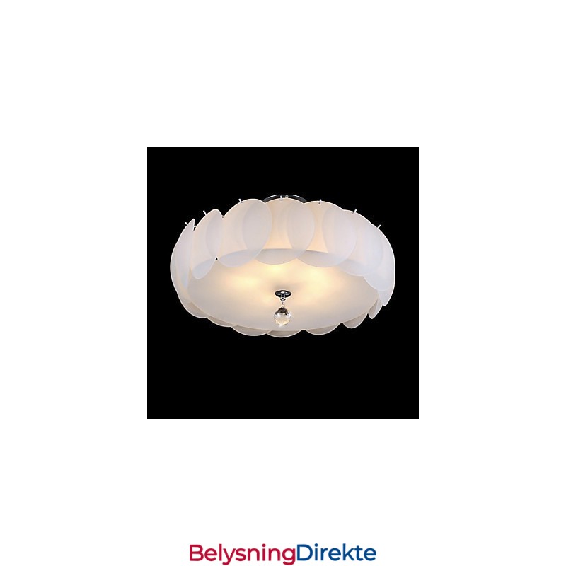 Moderne Anhengslampe Med 5 Lys I Glass, Familie