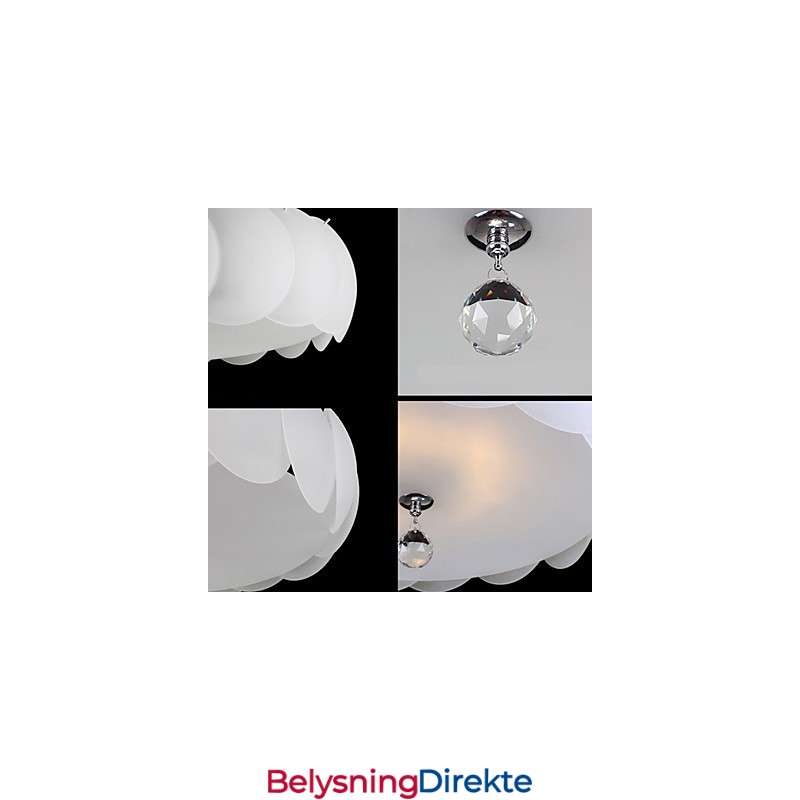 Moderne Anhengslampe Med 5 Lys I Glass, Familie