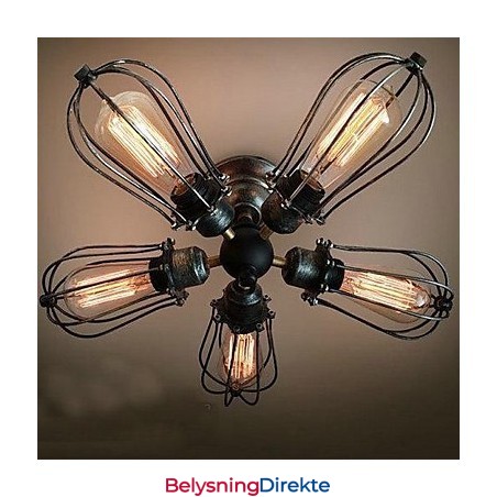 Maleri I Metall I Vintage-Stil, Innfelt Montering