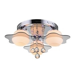 Fjernkontroll Innfelt Moderne Samtidsstil 3 Lys Med Røde Blåfarger