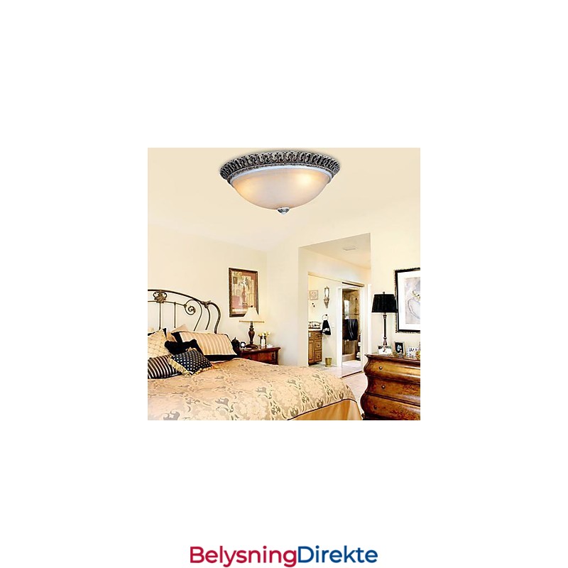 Mørkebrun Innfelt Lys Glassharpiksmønster Utskjæring Europeisk Klassisk