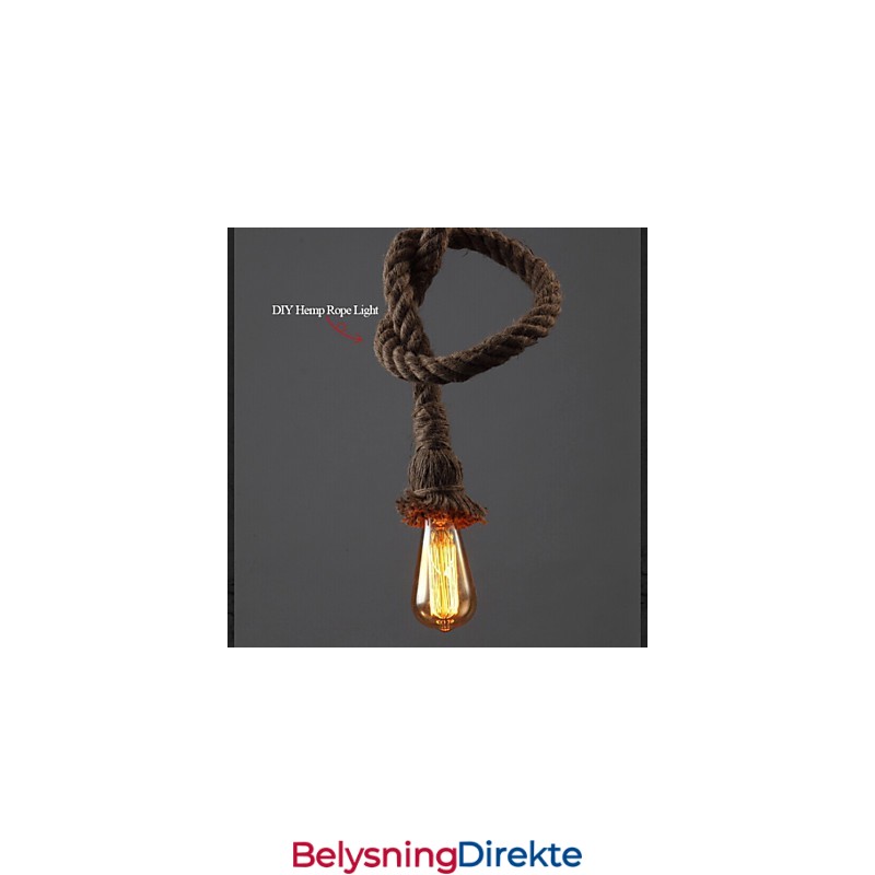 1 Lys Diy Kunst Hamptaulys Kreativ Hamptau-Dråpelys