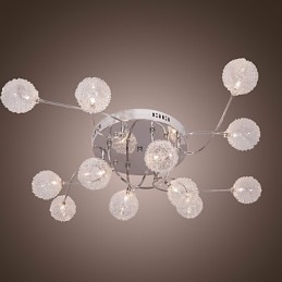 G4 12-Lyss Jernlampe Med Innfelt Montering Og Aluminiumsskjermer