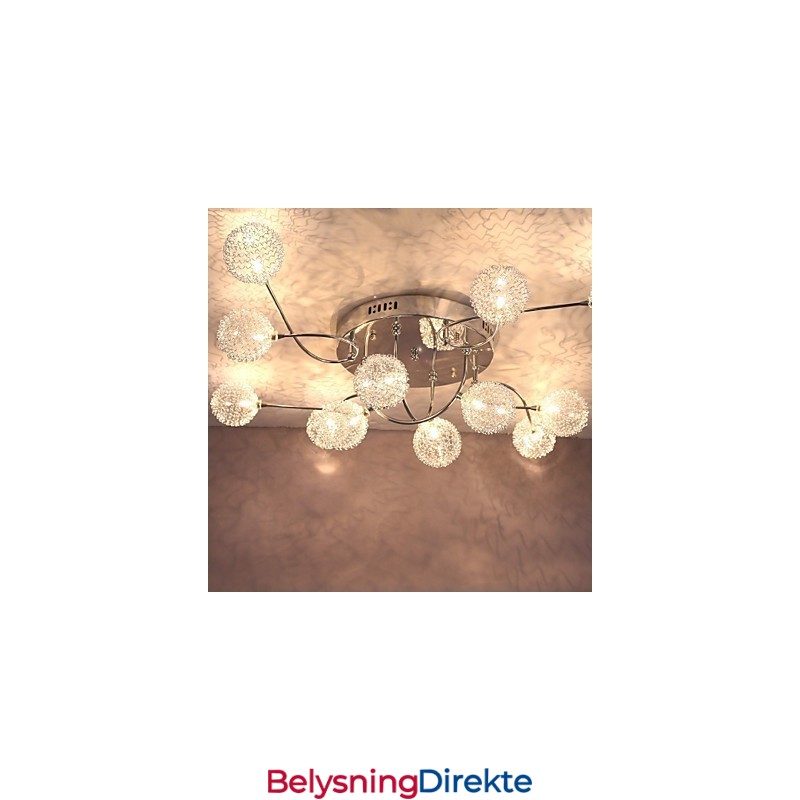 G4 12-Lyss Jernlampe Med Innfelt Montering Og Aluminiumsskjermer