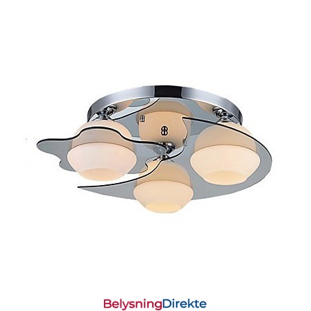 Moderne Taklampe For Innfelling, 3 Lys, Moderne, Metall