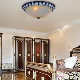 Innfelt Lysmønster Glassharpiks Sølvutskjæring Europeisk Klassisk