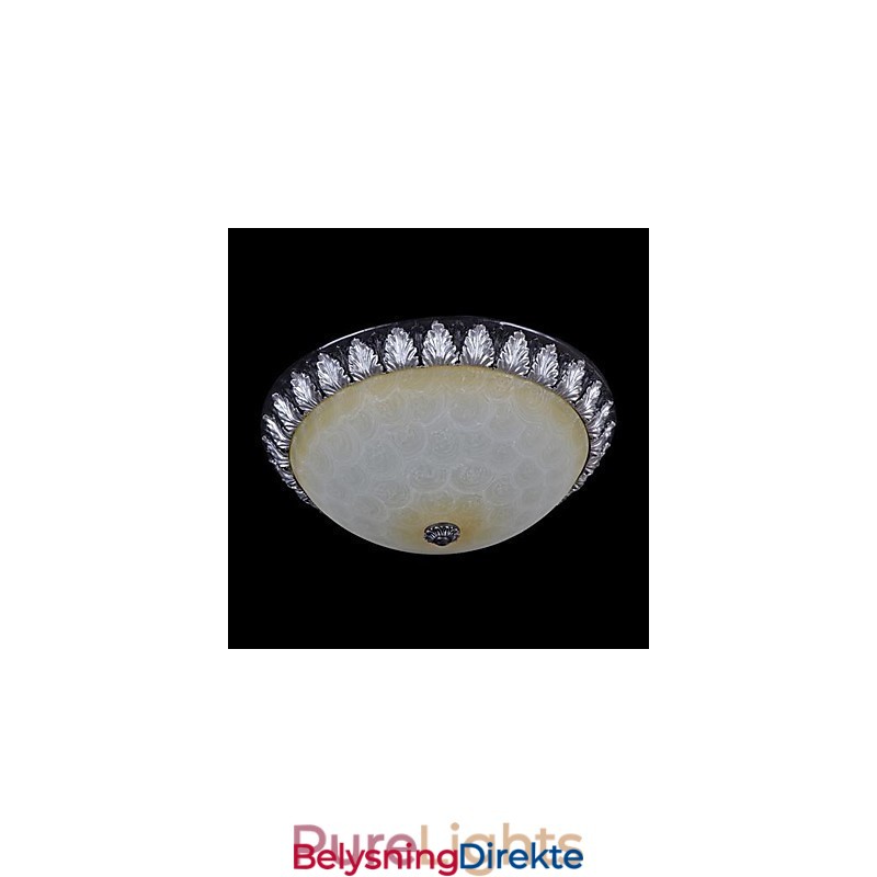Innfelt Lysmønster Glassharpiks Sølvutskjæring Europeisk Klassisk