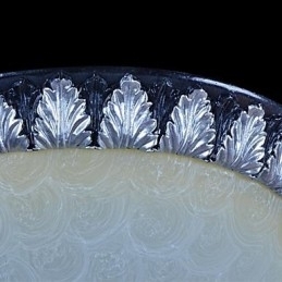 Innfelt Lysmønster Glassharpiks Sølvutskjæring Europeisk Klassisk