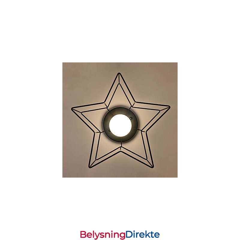 Kort Femkantet Stjernebelysning Personlig Moderne Taklampe Barnehuslamper