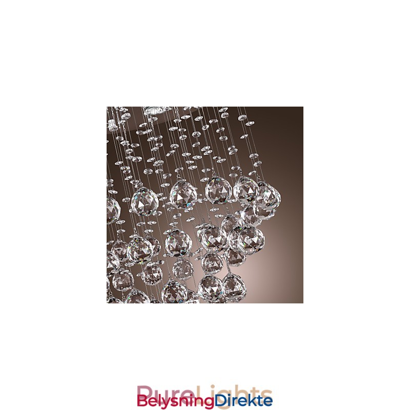 Krystalllysekrone Med 5 Lysdioder (K9-Krystall)