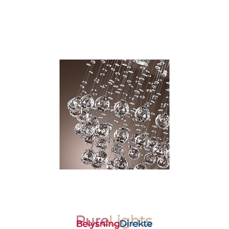 Krystalllysekrone Med 5 Lysdioder (K9-Krystall)