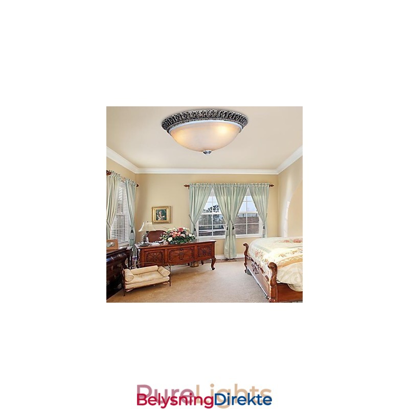 Mørkebrun Innfelt Lys Glassharpiksmønster Utskjæring Europeisk Klassisk