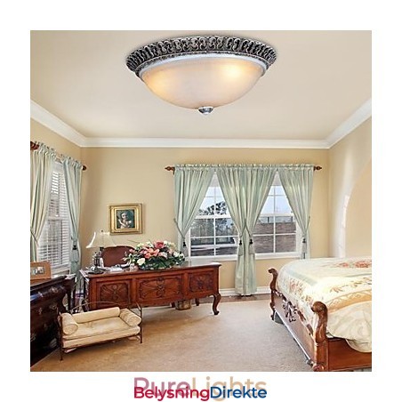 Mørkebrun Innfelt Lys Glassharpiksmønster Utskjæring Europeisk Klassisk