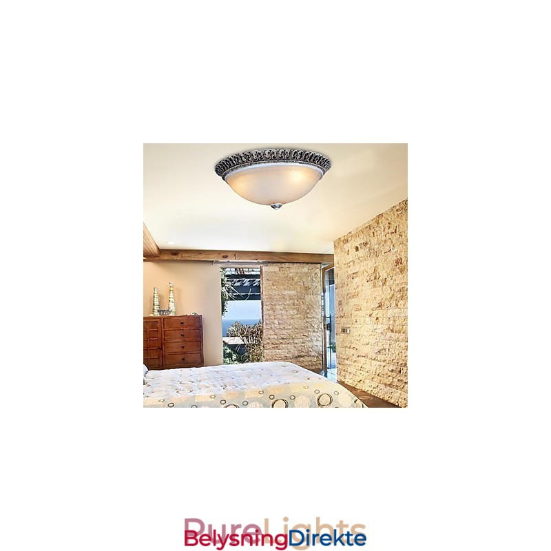 Mørkebrun Innfelt Lys Glassharpiksmønster Utskjæring Europeisk Klassisk