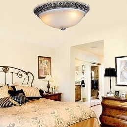 Mørkebrun Innfelt Lys Glassharpiksmønster Utskjæring Europeisk Klassisk