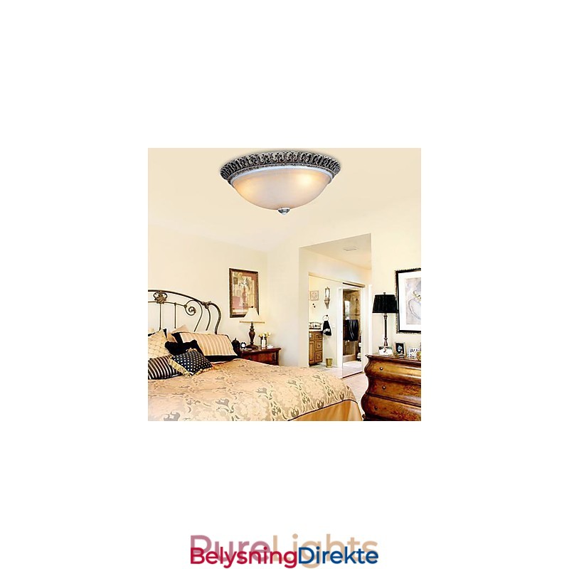 Mørkebrun Innfelt Lys Glassharpiksmønster Utskjæring Europeisk Klassisk