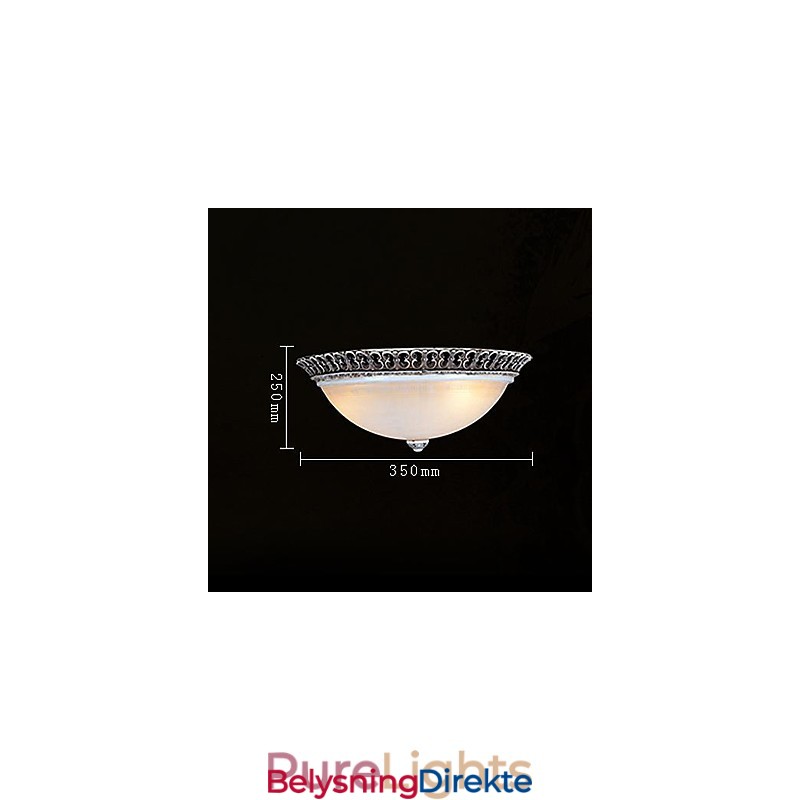 Mørkebrun Innfelt Lys Glassharpiksmønster Utskjæring Europeisk Klassisk