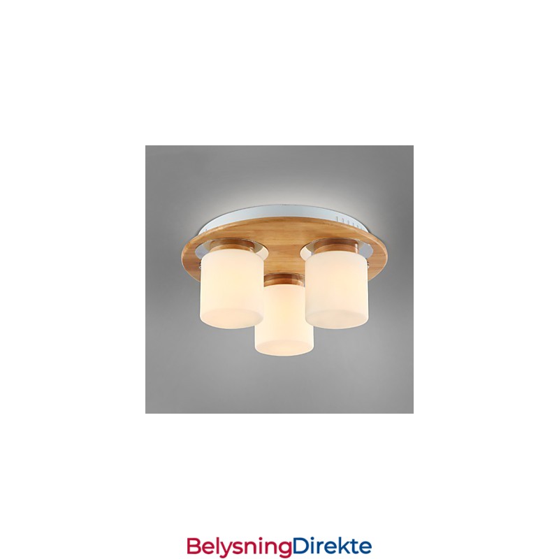 Høy Lysstyrke Originale Tre Moderne Taklamper I Landlig Stil