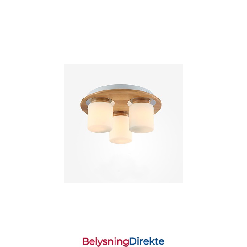 Høy Lysstyrke Originale Tre Moderne Taklamper I Landlig Stil