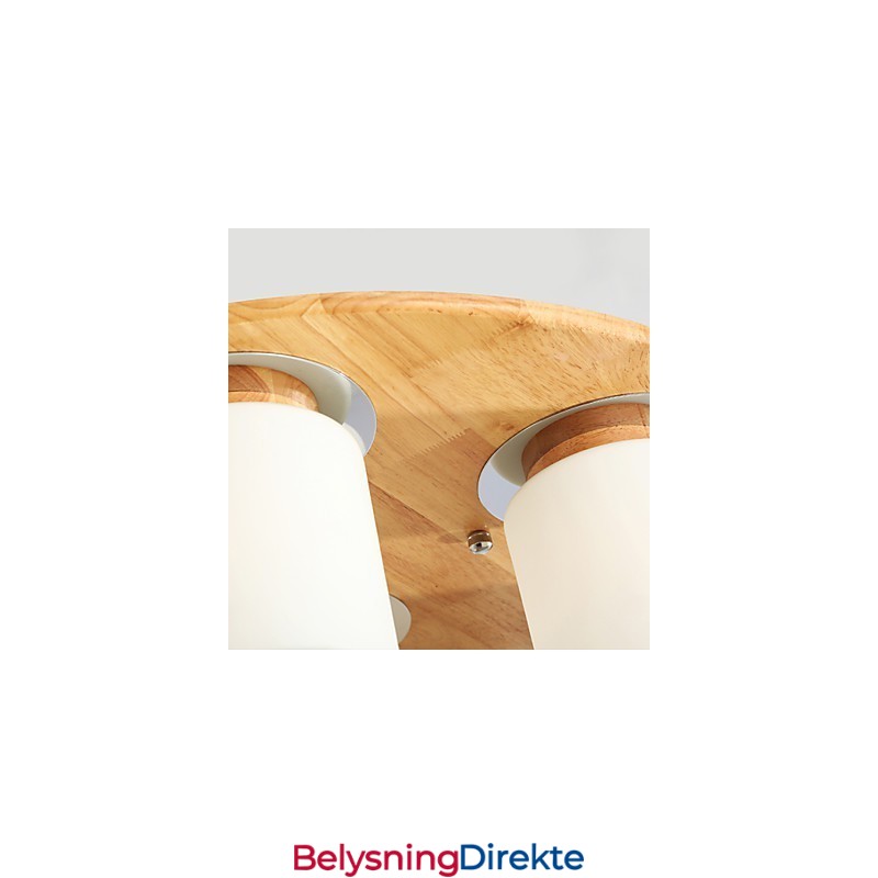 Høy Lysstyrke Originale Tre Moderne Taklamper I Landlig Stil