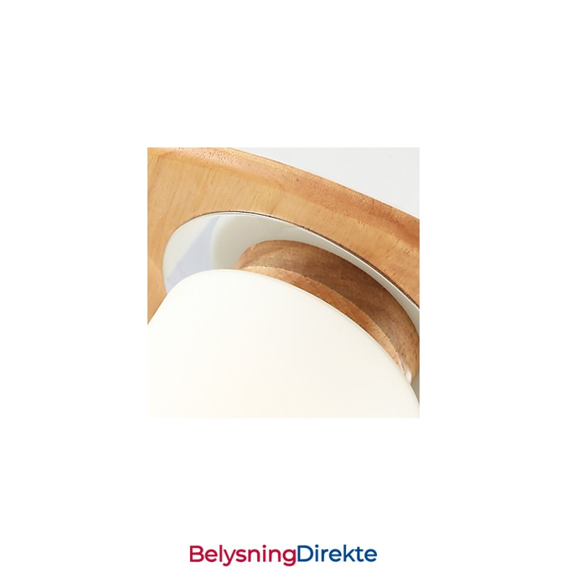 Høy Lysstyrke Originale Tre Moderne Taklamper I Landlig Stil