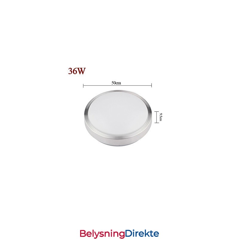 Innfelt Monteringslampe Sittelampe Rund Enkel Moderne Diameter 50 Cm