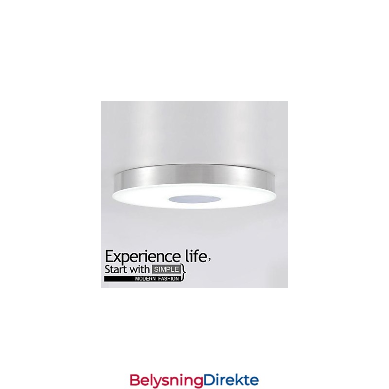 Moderne, Samtidskunst, Børstet Metall, Innfelt Montering