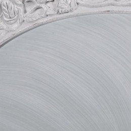 Hvit Innfelt Lampe I Glassharpiks, Europeisk Klassisk