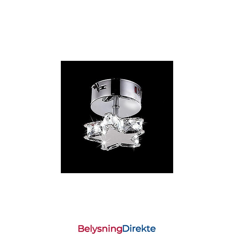 Moderne Samtidskunst Krystall Metall Innfelt