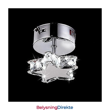 Moderne Samtidskunst Krystall Metall Innfelt