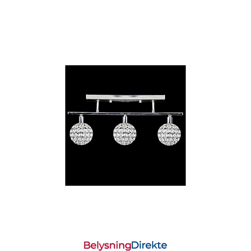 Moderne Samtids Krystall Krom Metall Innfelt Montering