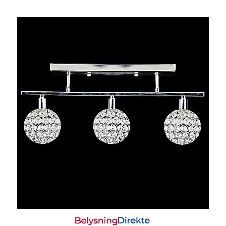 Moderne Samtids Krystall Krom Metall Innfelt Montering