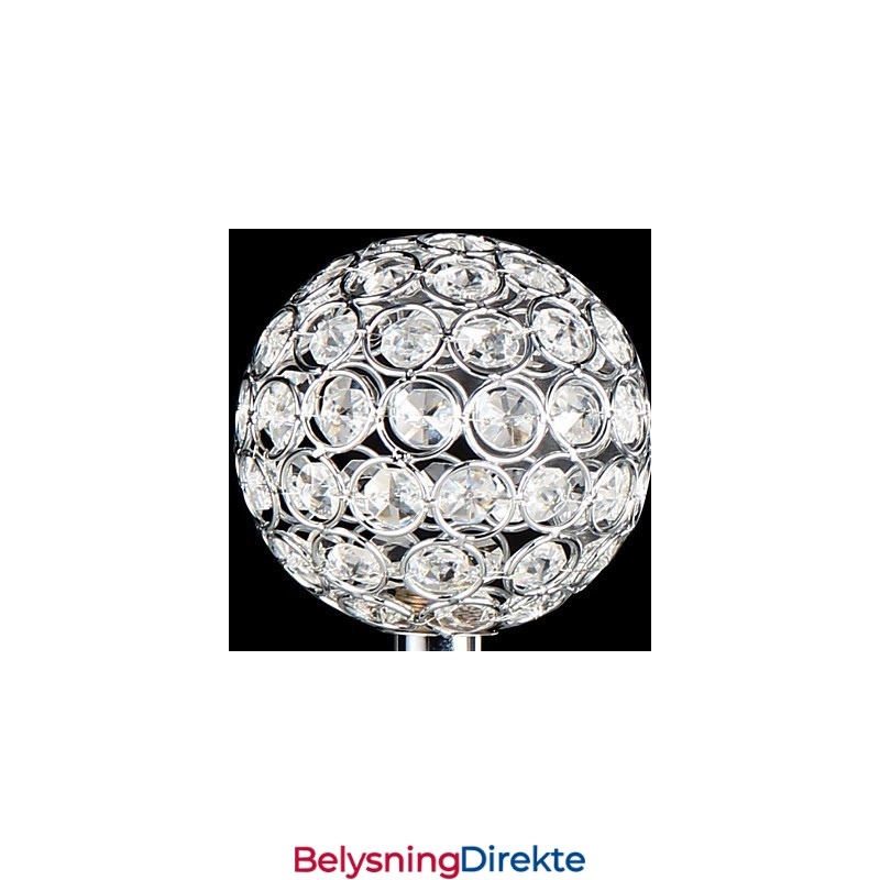 Moderne Samtids Krystall Krom Metall Innfelt Montering