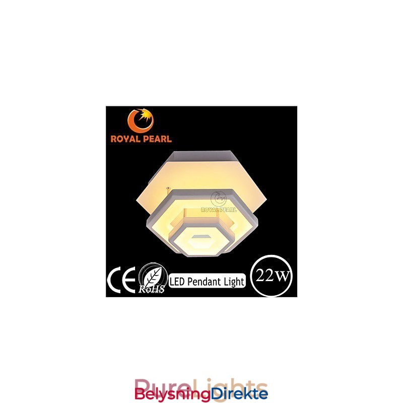 Moderne Taklampe 22W