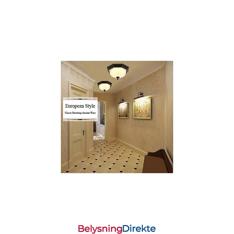 Tradisjonell Klassisk Retro Ministil Andre Metall Innfelt Montering