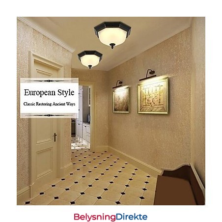 Tradisjonell Klassisk Retro Ministil Andre Metall Innfelt Montering