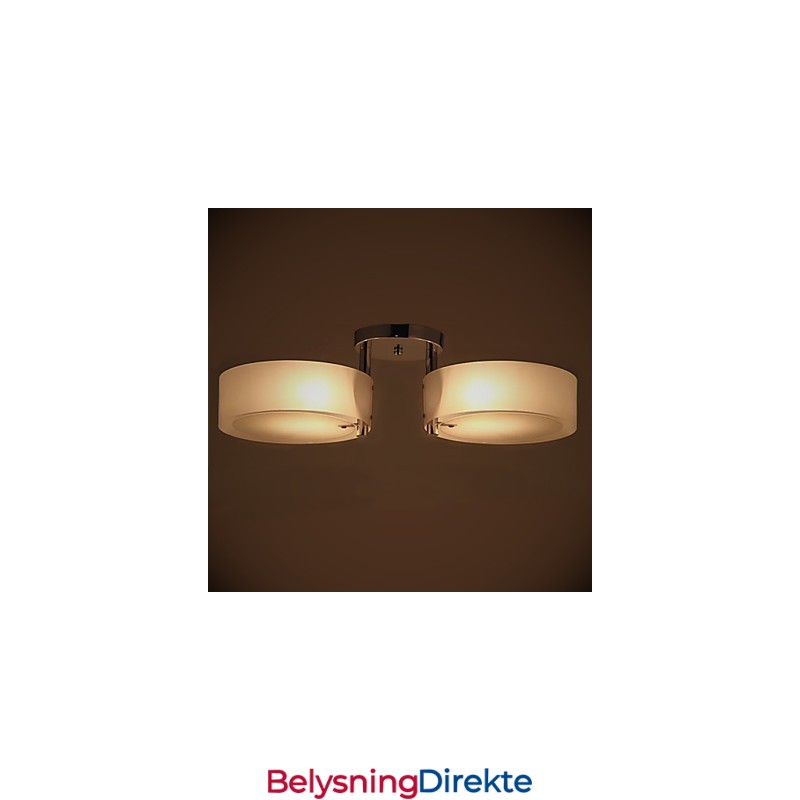 Innfelt Moderne Samtidsstil Taklampe Metall Med 2 Lys