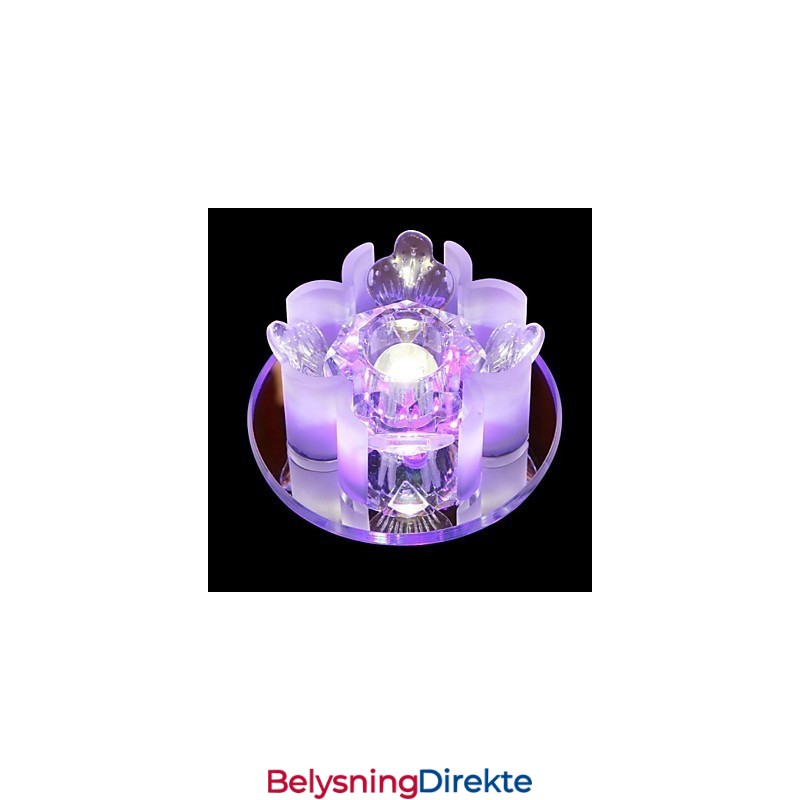 Moderne Samtidskunst Krystall Metall Innfelt