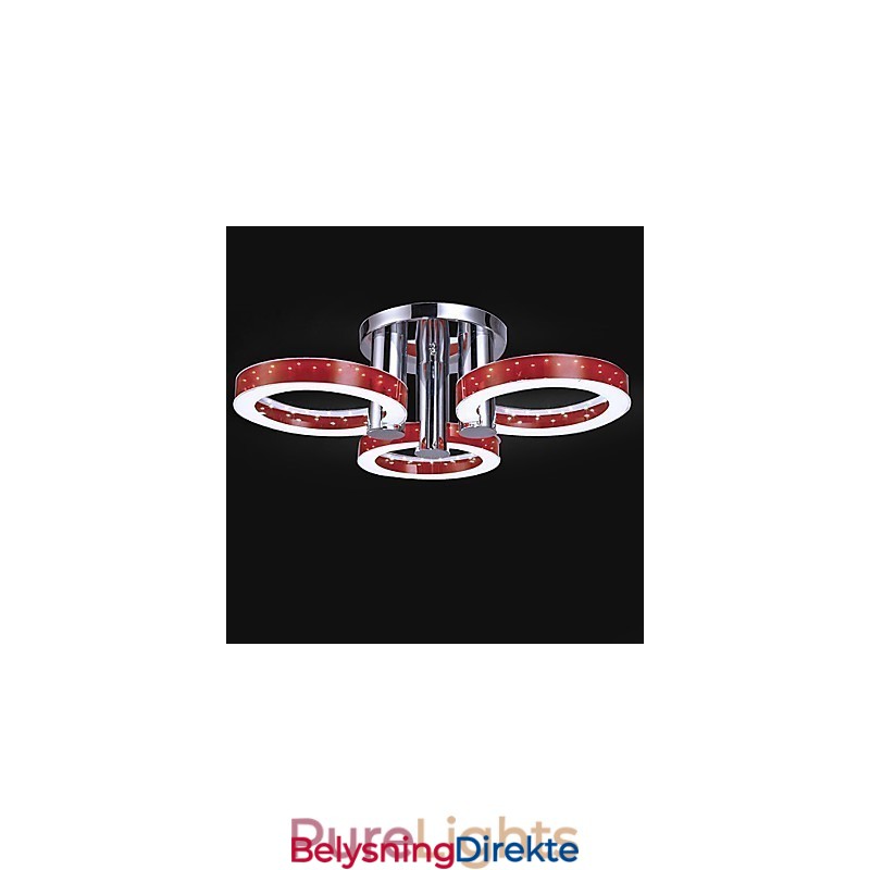 Moderne Samtids Krom Metall Innfelt Montering