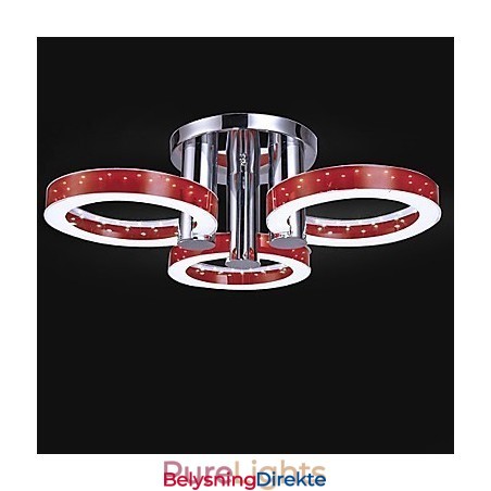 Moderne Samtids Krom Metall Innfelt Montering