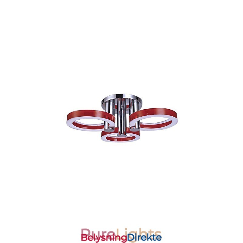 Moderne Samtids Krom Metall Innfelt Montering