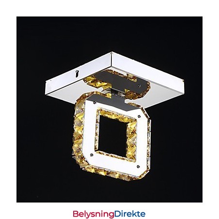 Moderne Samtidskunst Krystall Metall Innfelt