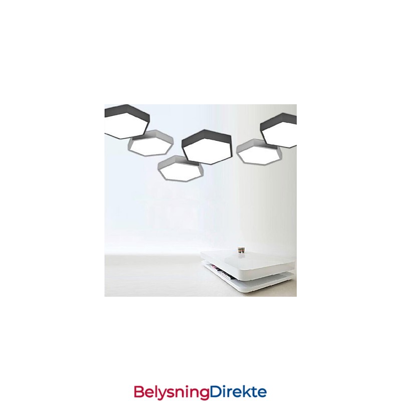 Absorber Kuppellys Sekskantet Geometri Lyslampe