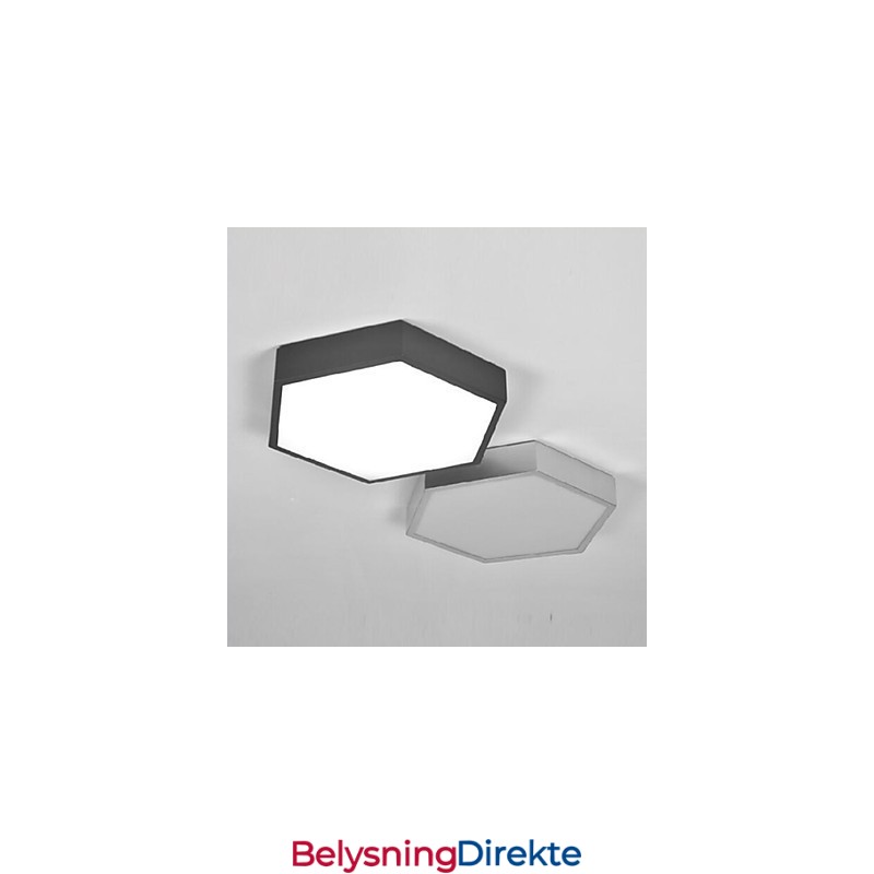 Absorber Kuppellys Sekskantet Geometri Lyslampe