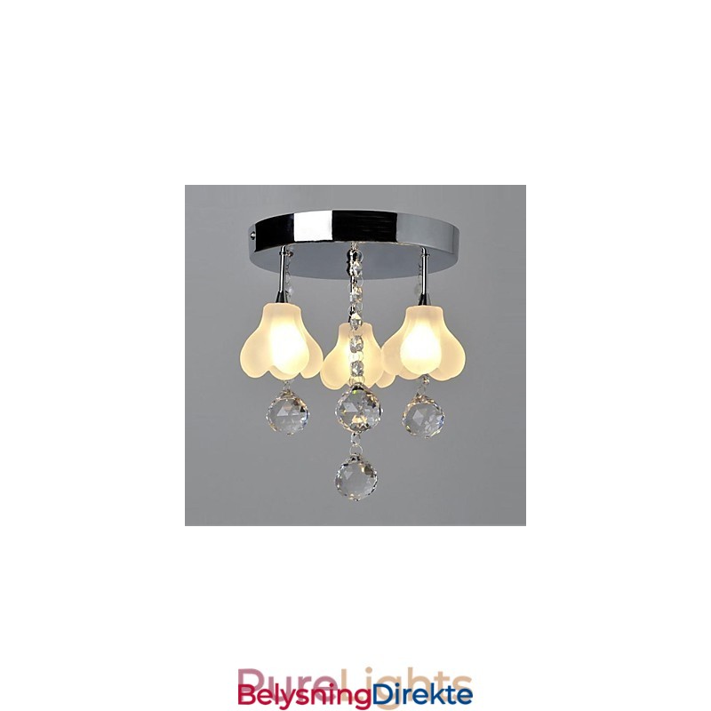 Moderne Samtidskunst Krystall Metall Innfelt