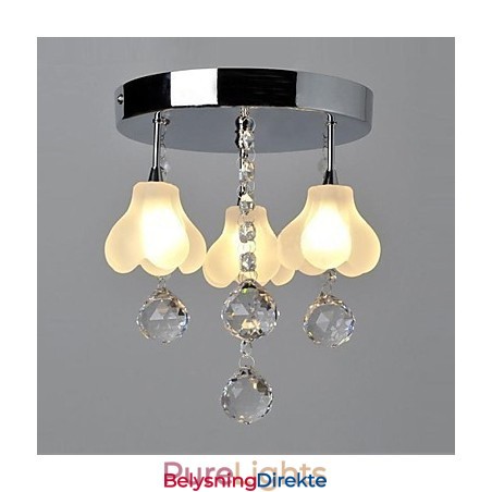 Moderne Samtidskunst Krystall Metall Innfelt